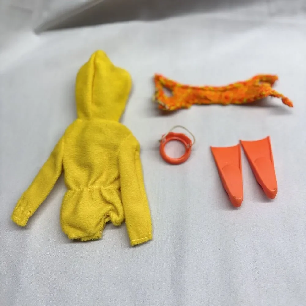 Vintage Barbie Scuba-Do’s Outfit #1788 Rare Twiggy Variation Swimsuit - TLC